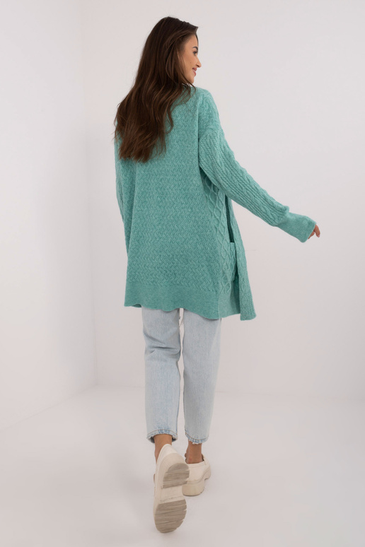 Cardigan-AT-SW-2366.61- Mátová barva