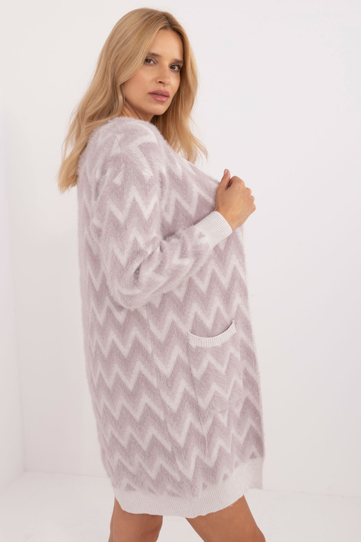 Cardigan-AT-SW-2340-A.00-světle fialová