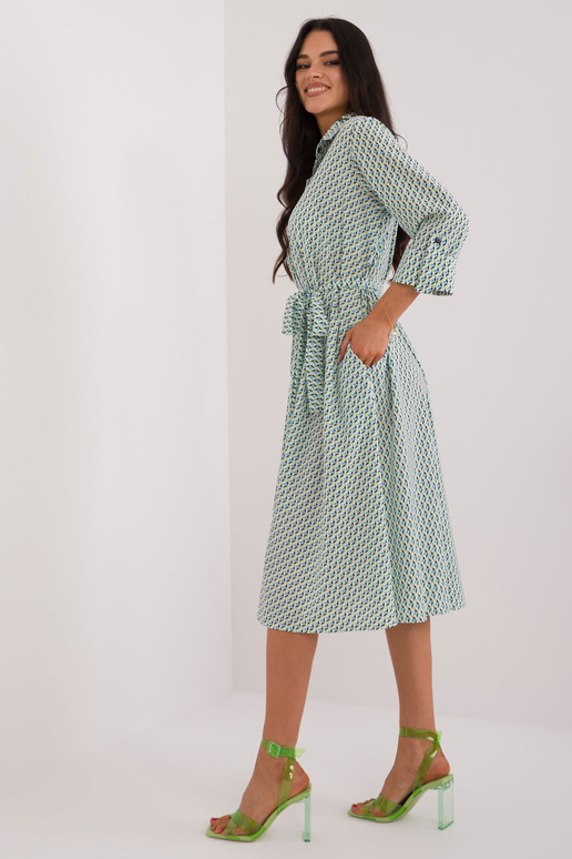 Šaty-LK-SK-509673.13-bílo-zelené