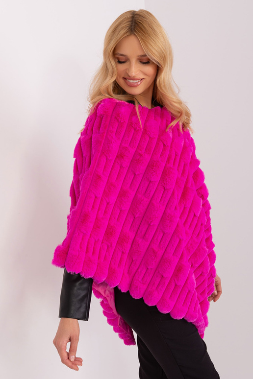 Poncho-AT-PN-2347.16-fuksjowy