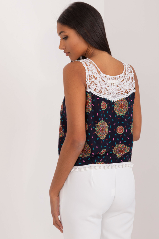 Crop top styl košile...