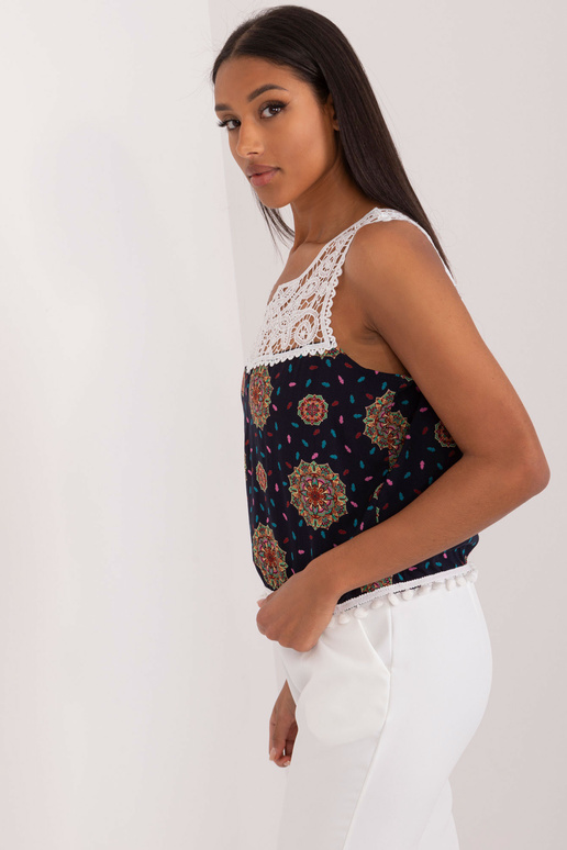 Crop top styl košile...