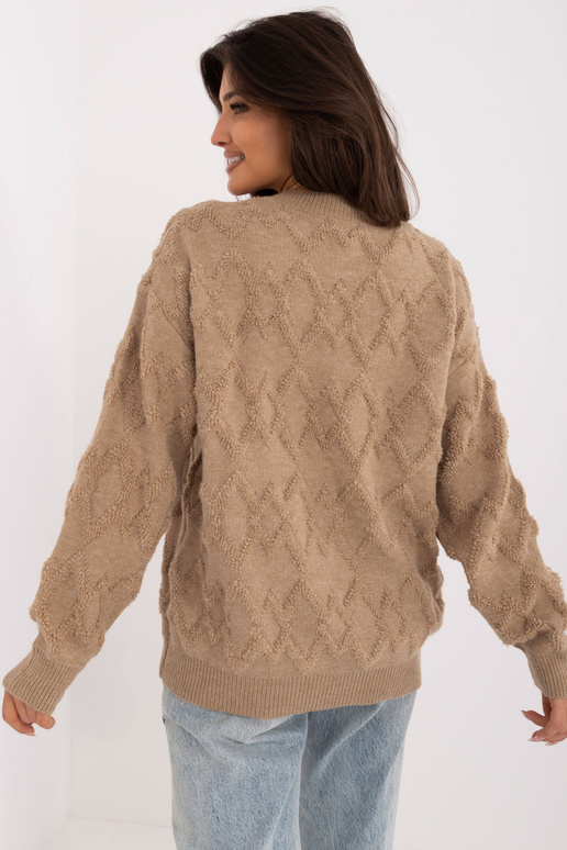 Svetr-AT-SW-2361.61-tmavě béžový