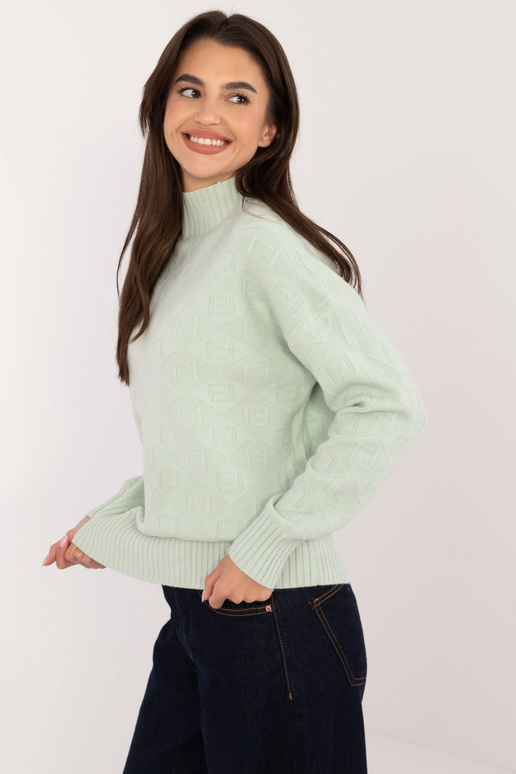 Svetr-AT-SW-2339,54- Mátová barva