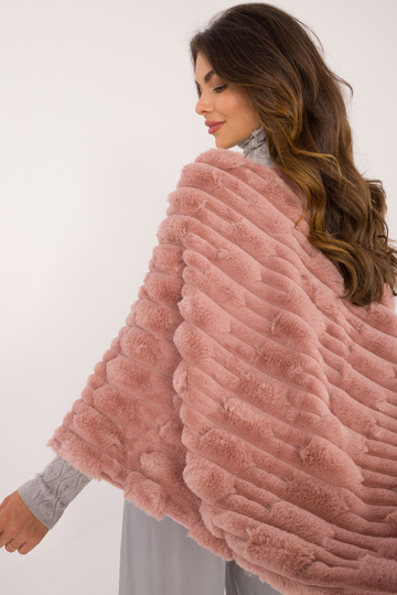 Pončo -AT-PN-2347,88-tm.růžová