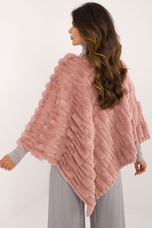 Pončo -AT-PN-2347,88-tm.růžová