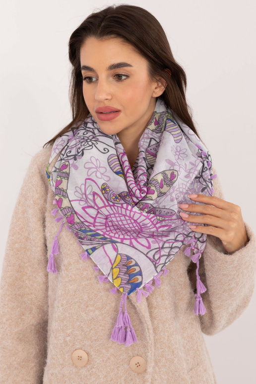 šátek -AT-CH-EC571.53-fialový