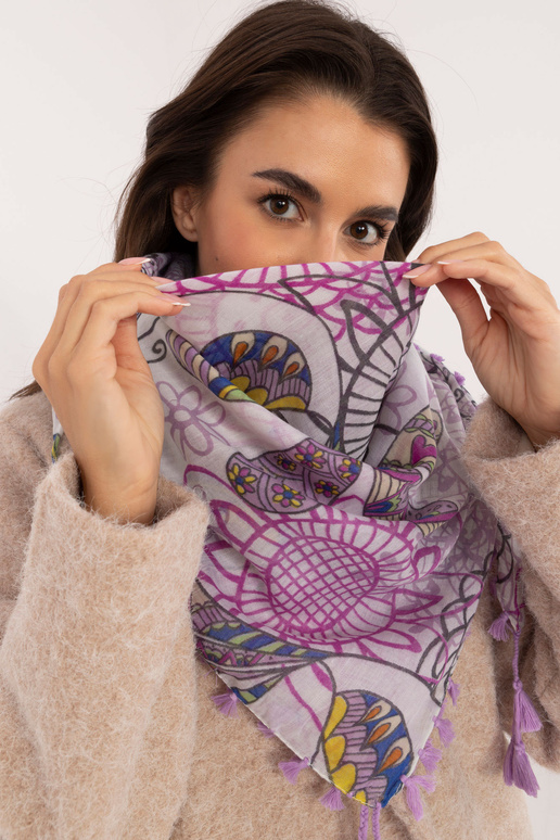 šátek -AT-CH-EC571.53-fialový