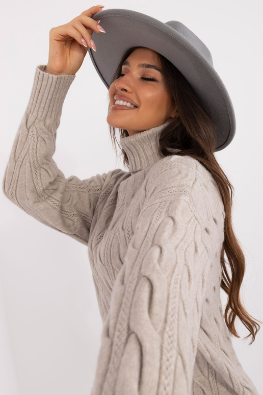 Svetr-AT-SW-23445,00-světle šedý