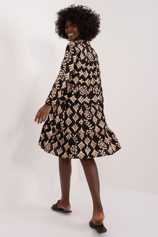 Šaty-D73771Z30425A-černo-béžové