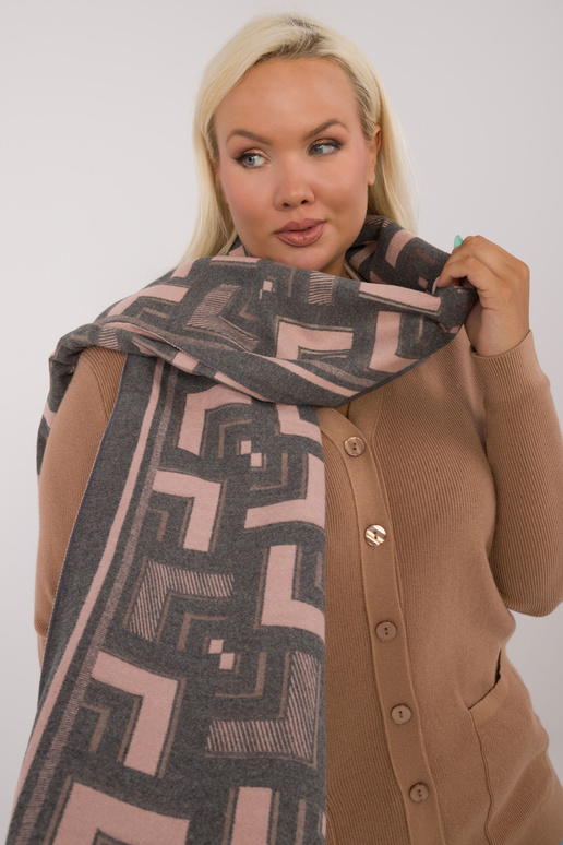 Šátek-AT-SZ-23158.32-šedo-růžový