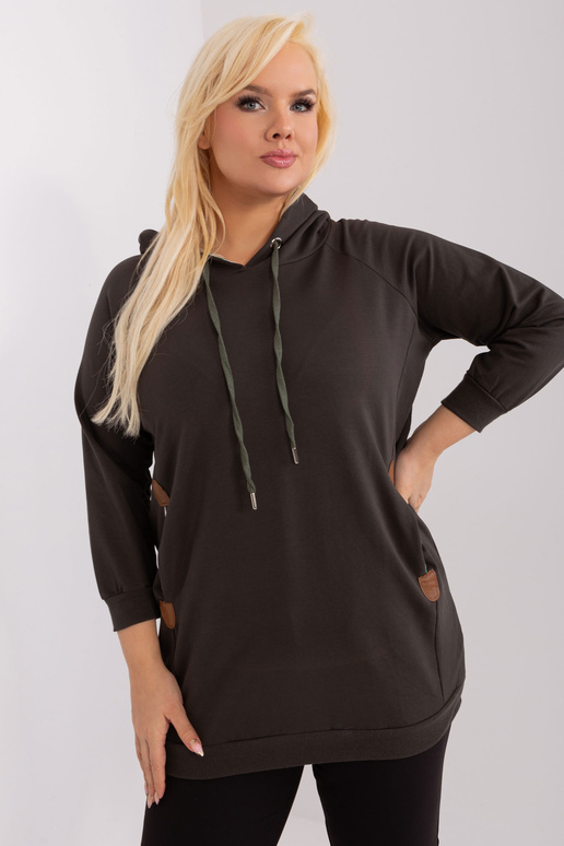 Mikina-RV-BL-8221.96-tmavá khaki