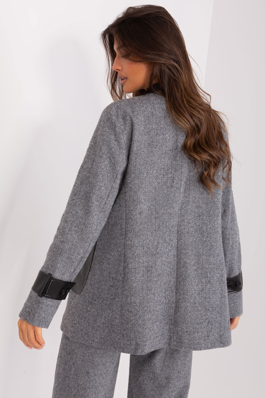 Bunda-LK-MA-509511-1,64-šedo-černá