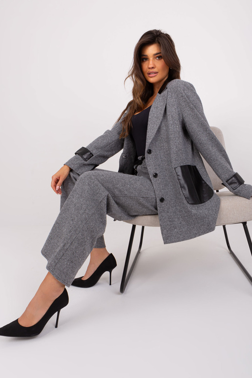 Bunda-LK-MA-509511-1,64-šedo-černá