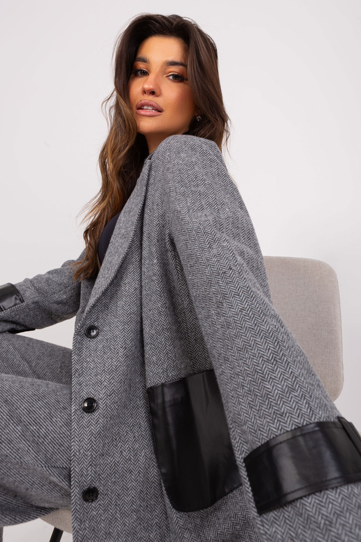 Bunda-LK-MA-509511-1,64-šedo-černá