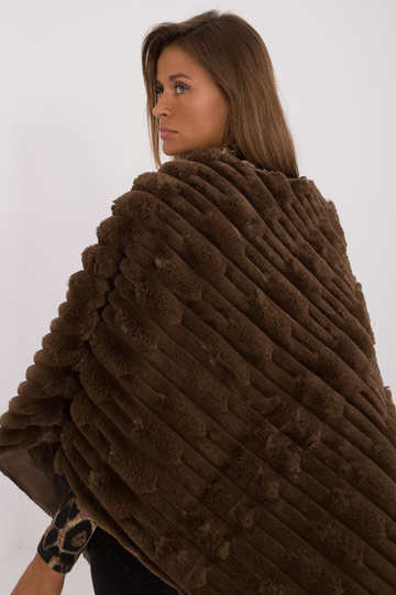 Pončo -AT-PN-2347,88-tm.hnědá