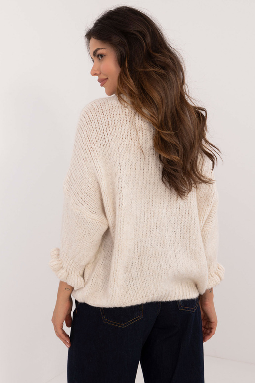 Svetr -MI-SW-2911.91-světle béžový