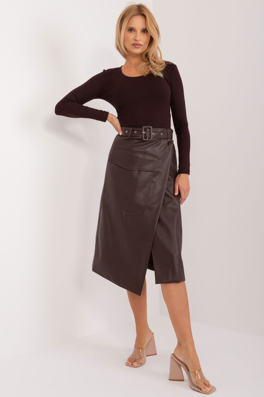 Sukně-EM-SD-B9326.64-tmavě hnědá