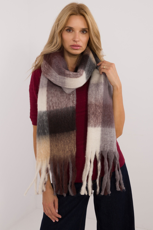 Šátek-AT-SZ-2312501.62-hnědý Šátek-AT-SZ-2312501.62-hnědý