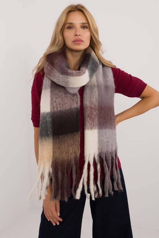 Šátek-AT-SZ-2312501.62-hnědý Šátek-AT-SZ-2312501.62-hnědý