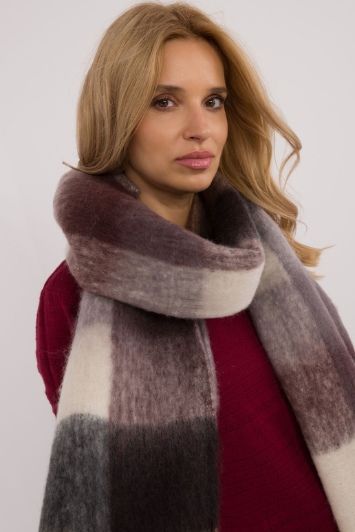 Šátek-AT-SZ-2312501.62-hnědý Šátek-AT-SZ-2312501.62-hnědý