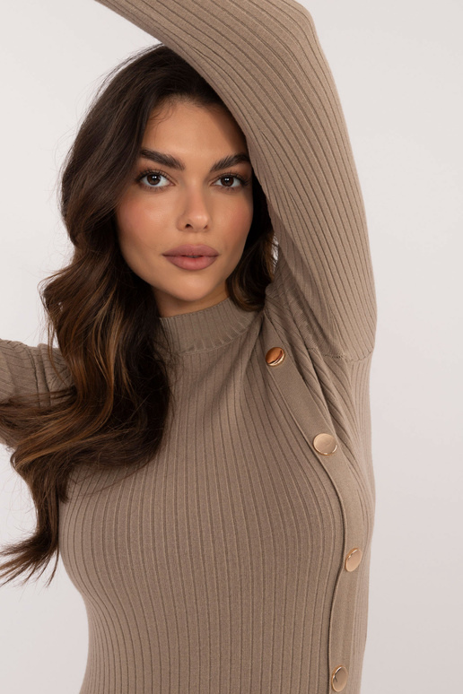 Šaty-AT-SK-2345-2,34-tmavě béžové