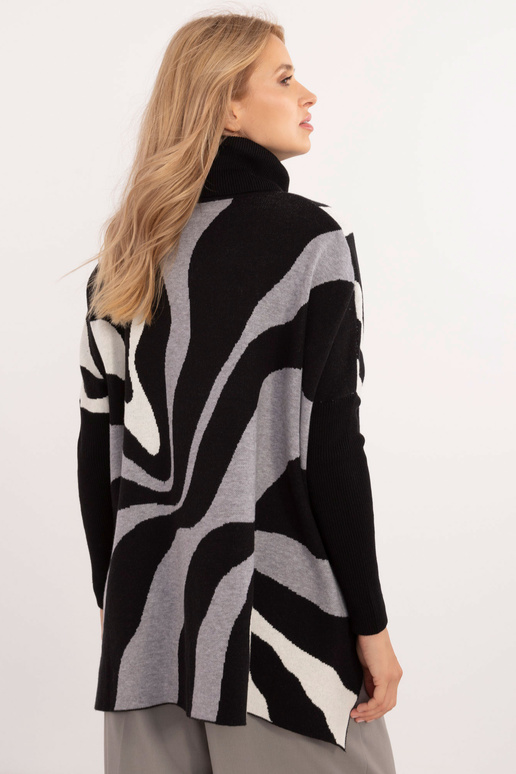 Svetr-PM-SW-SC210.06-šedo-černý