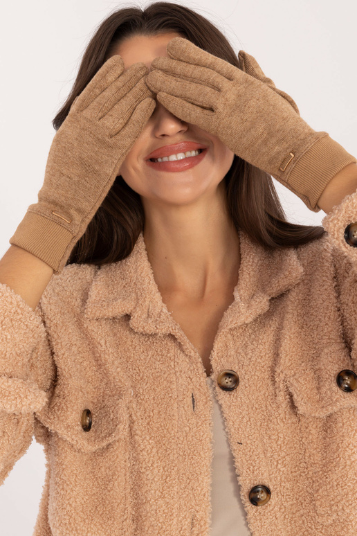 Rukavice-AT-RK-23905.03X- Béžová barva