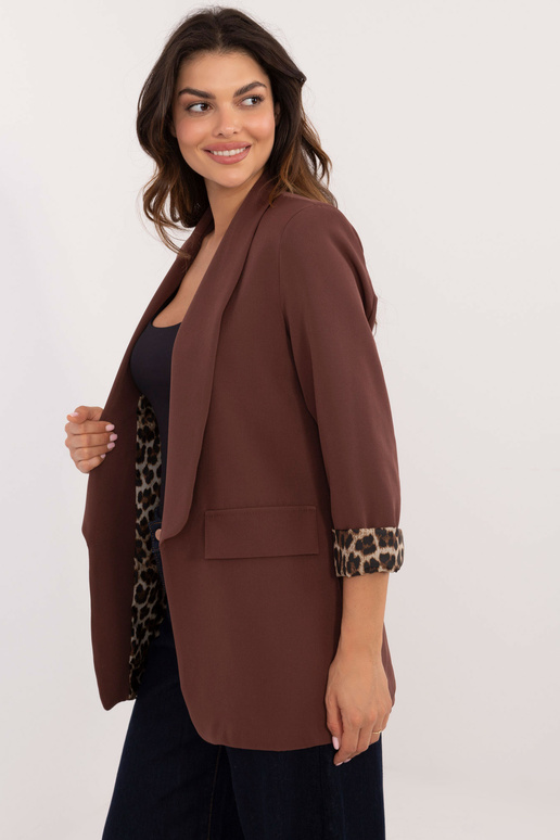 Bunda -DHJ-MA-18657-1,86-hnědá