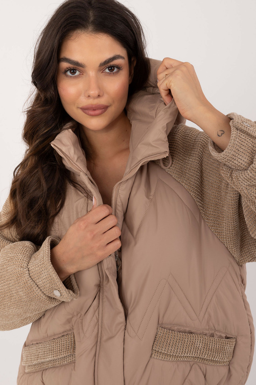 Bunda- MBM-KR-AJ218-003.16P Béžová barva