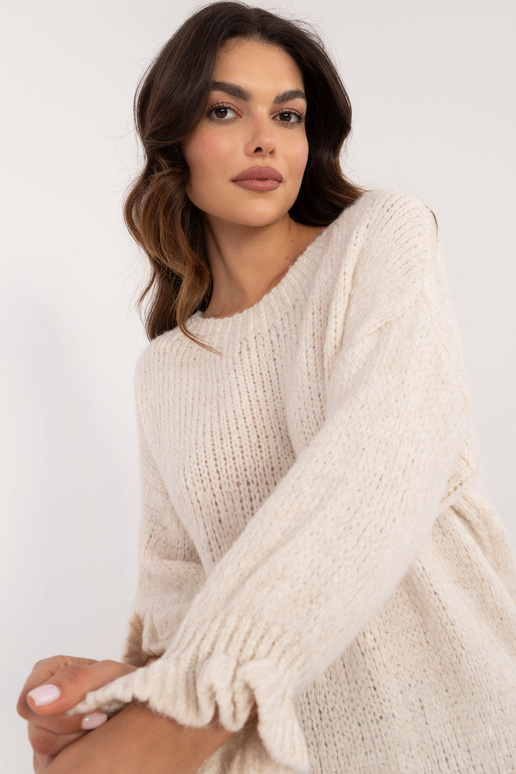 Svetr -MI-SW-2912.10X - světle béžový