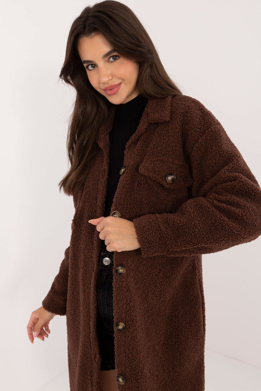 Košile-DHJ-KS-19806.12X-hnědá