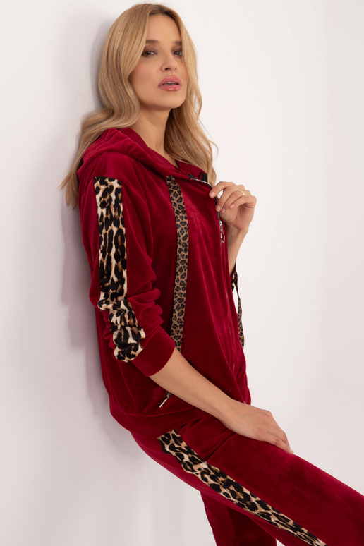 Komplet- DHJ-KMPL-9137.25-bordowy