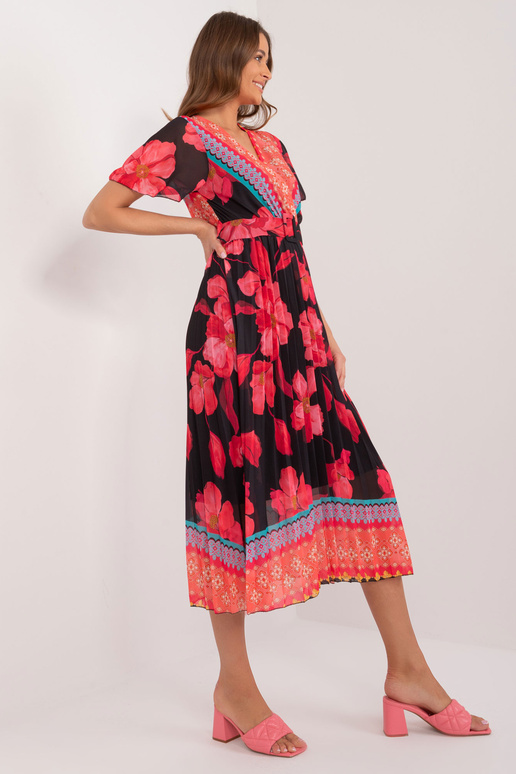 Šaty-DHJ-SK-11331-5.19-černo-červené