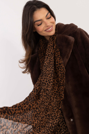 Šátek -AT-CH-5091.43P-hnědý