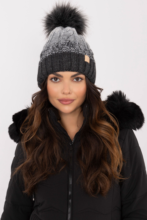 Čepice -JK-CZ-52,17-tmavě šedá