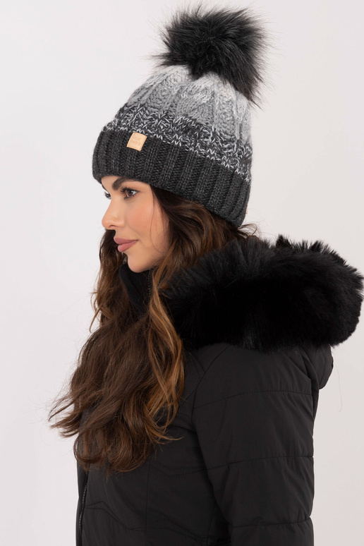 Čepice -JK-CZ-52,17-tmavě šedá