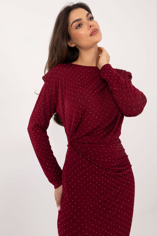 Šaty-DHJ-SK-18206.67-bordó