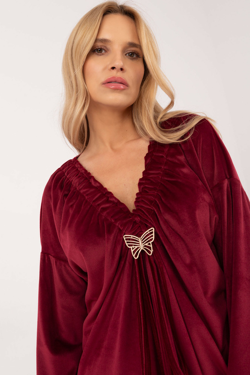 Šaty-DHJ-SK-19890.86P-bordó