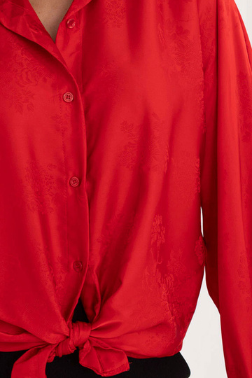 Košile-DHJ-KS-16528.34-červená