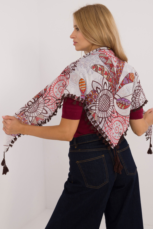 šátek -AT-CH-EC571.53-tmavě hnědá