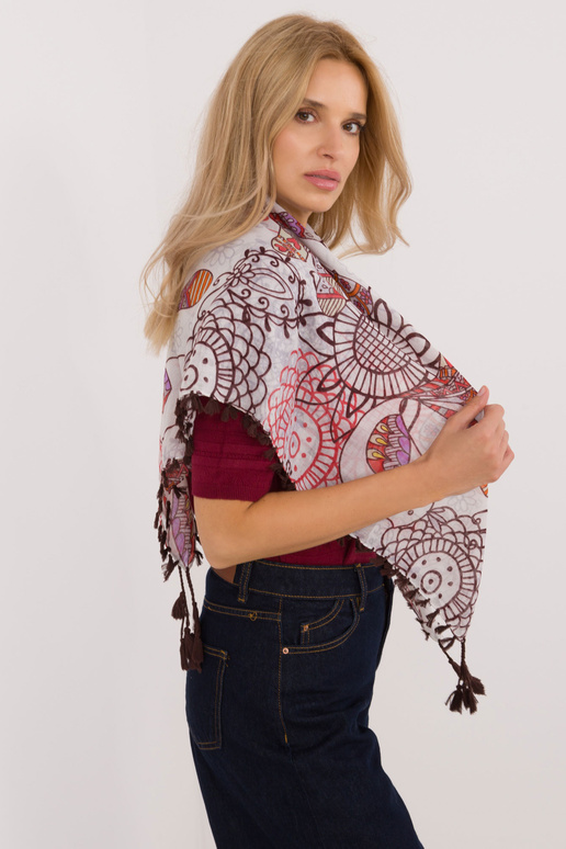 šátek -AT-CH-EC571.53-tmavě hnědá