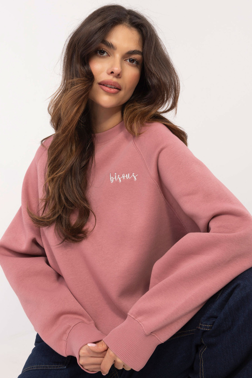 Mikina - D10600T02656B - tmavě růžová