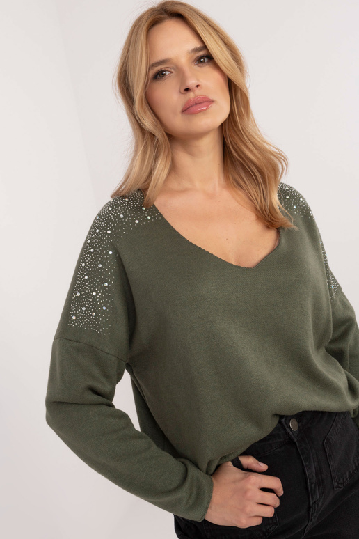 Svetr-DHJ-SW-17690.21-khaki