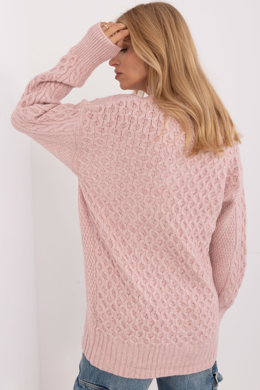 Svetr-AT-SW-23525.21-světle růžový