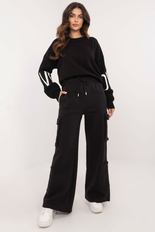 Kalhoty - D10608BC62434A2 - černé