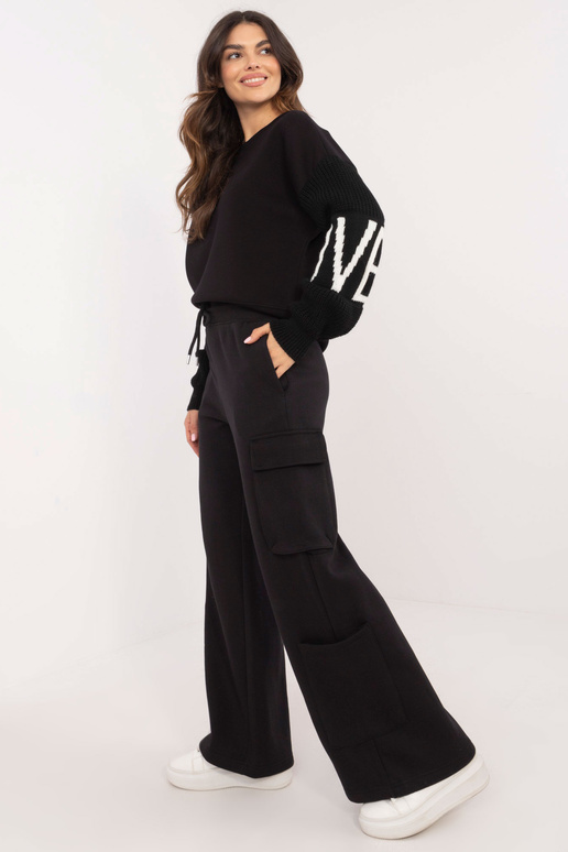 Kalhoty - D10608BC62434A2 - černé