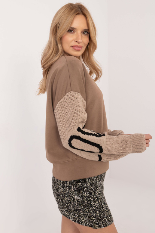 Mikina-MI-BL-M5975.26P-tmavě béžová