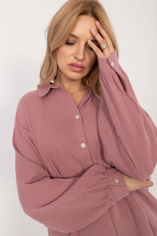 Košile - D70032M11066D4 - tmavě růžová