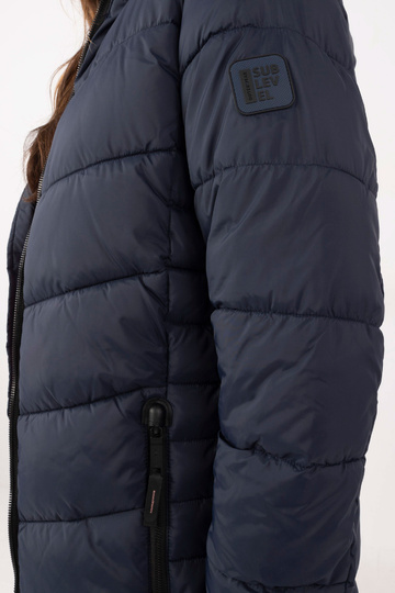 Kabát-D51160XB44540A3-námoř...